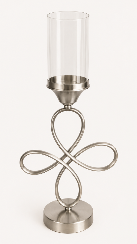 Chandelier Verre Métal Bronze 1 Branche – vue 2 du produit | ODECO