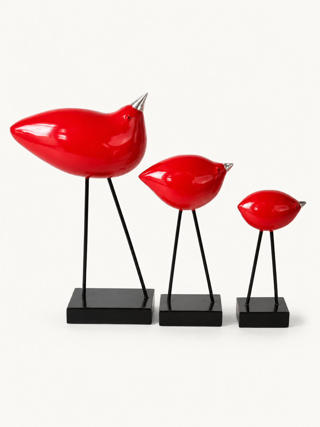 Figurine Trio Oiseau – vue 8 du produit | ODECO