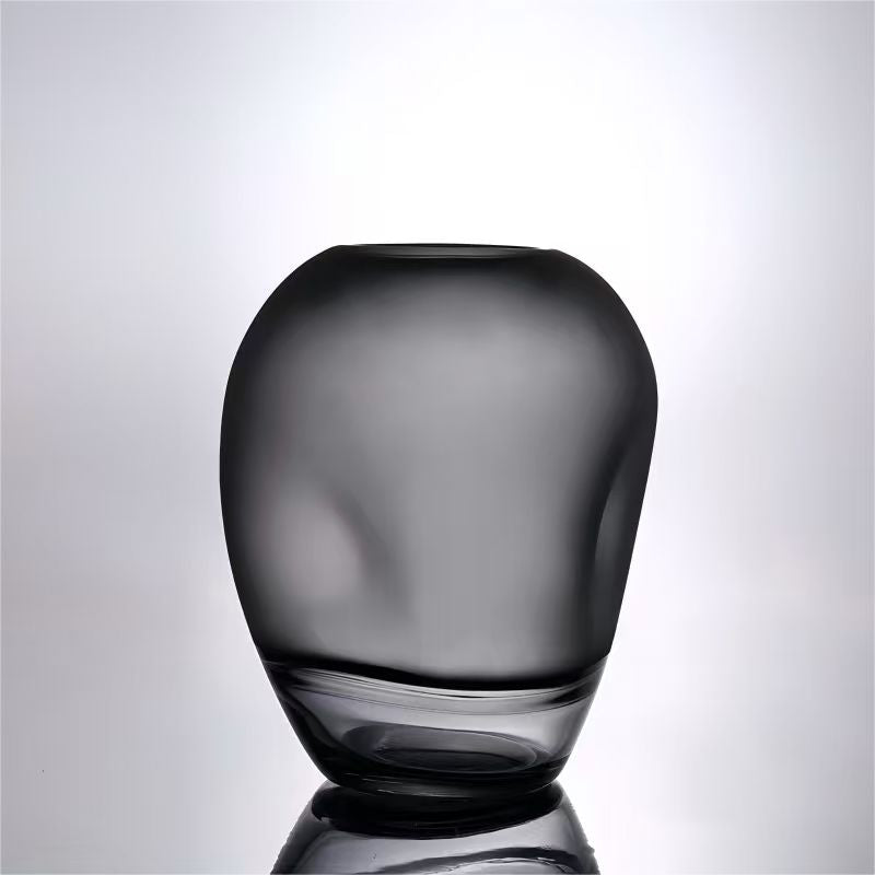 Vase en Verre Soufflé « Nuage de Cendre » – vue principale | ODECO