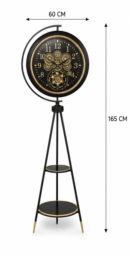 Horloge Verticale sur Trépied – vue 5 du produit | ODECO