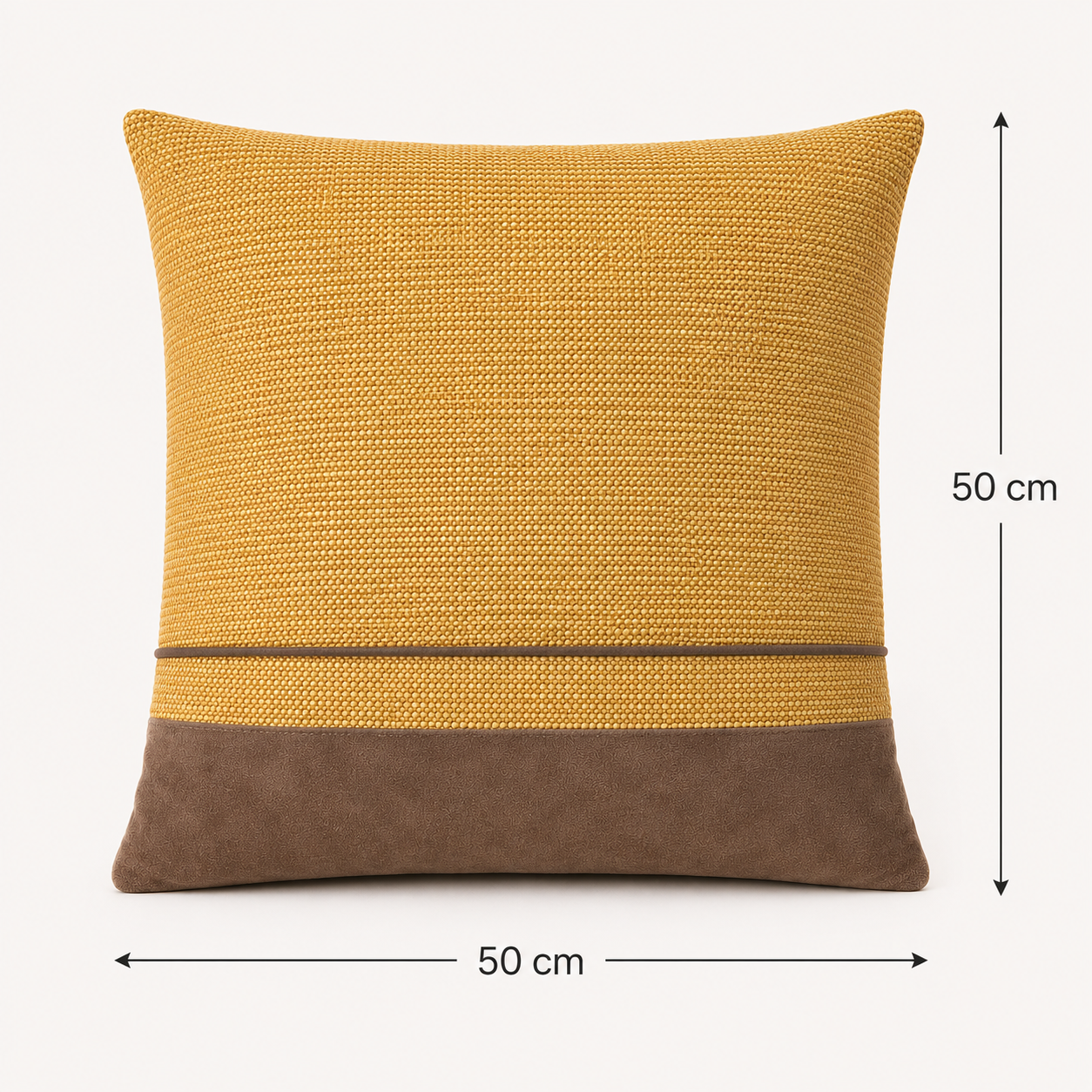Coussin décoratif texturé avec base contrastante – vue 12 du produit | ODECO