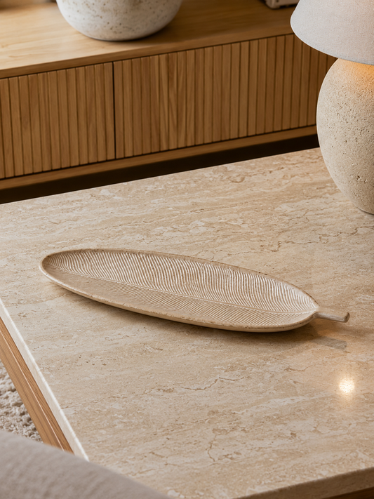 Plateau Décoratif « Plume » – vue 2 du produit | ODECO