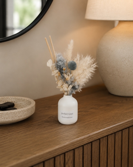 Mini Vase+fleurs séchées – vue 2 du produit | ODECO