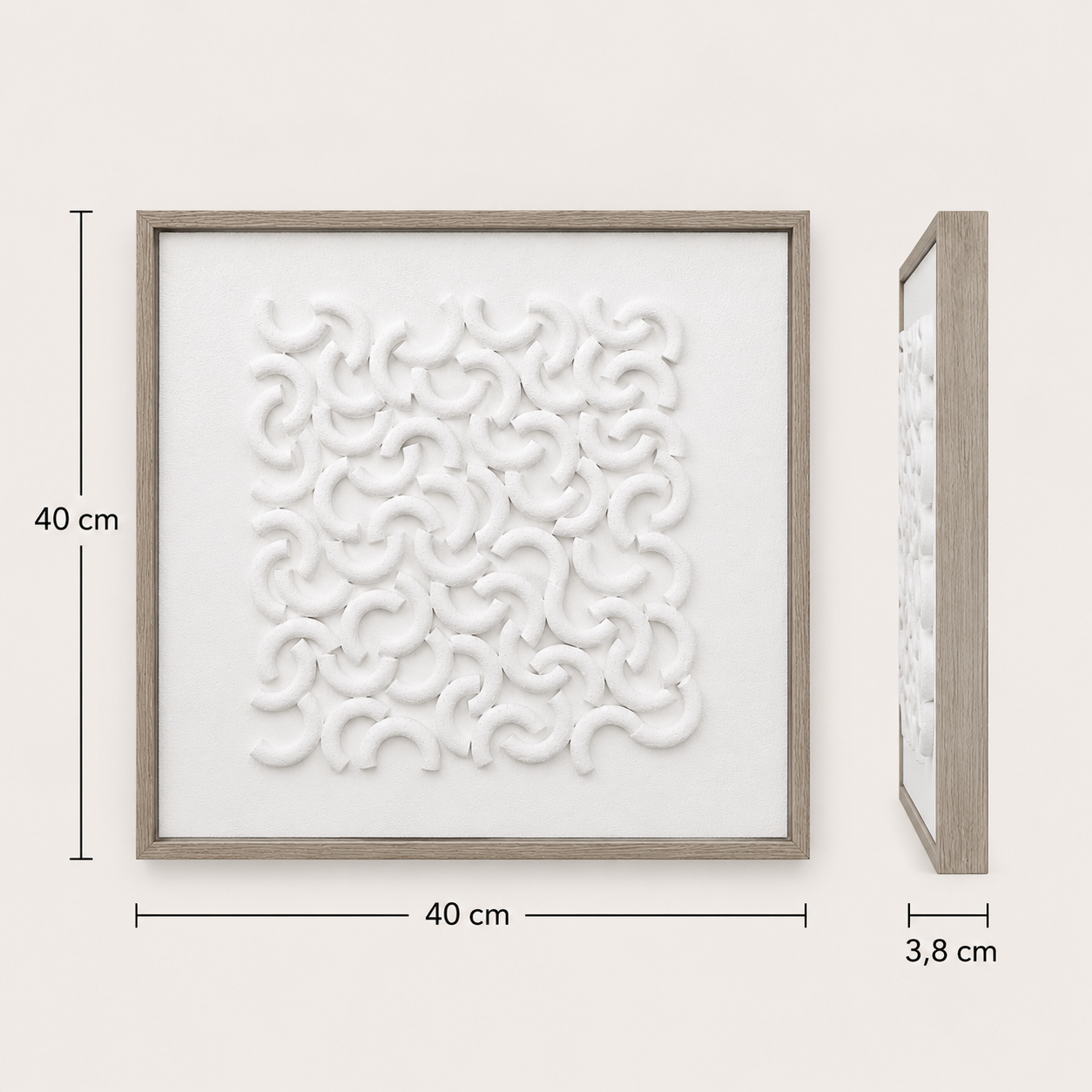 3D Macaroni Art 40*40