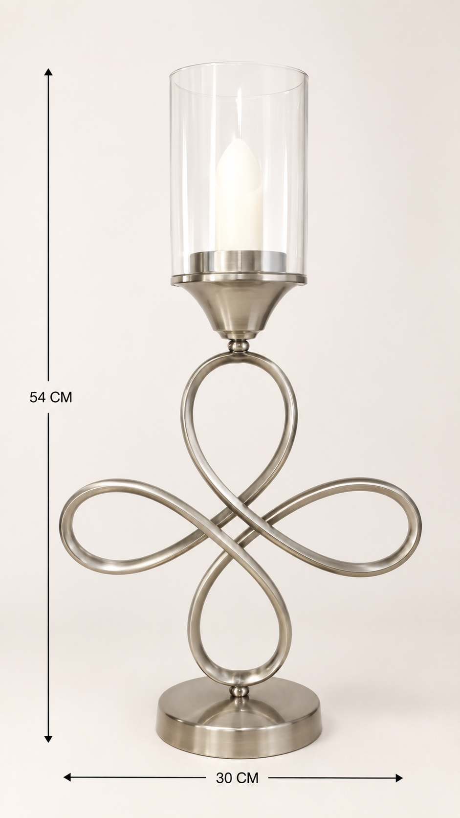 Chandelier Verre Métal Bronze 1 Branche – vue 4 du produit | ODECO