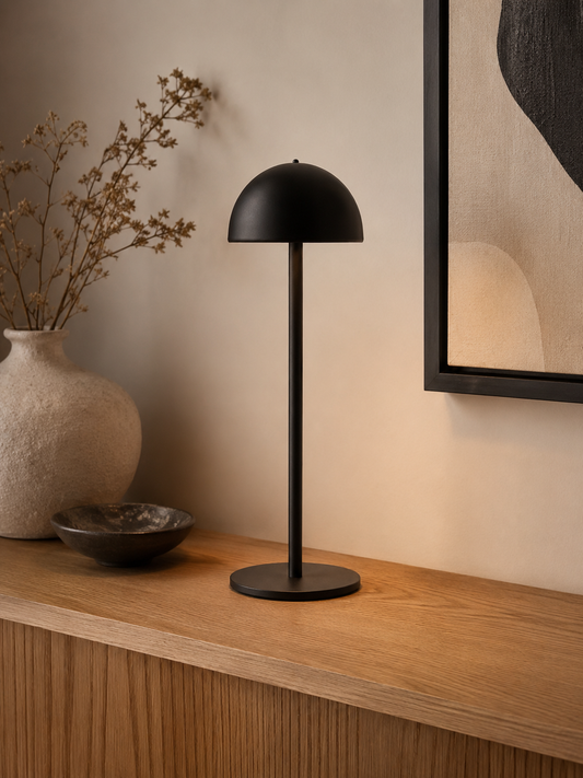 Lampe Rechargeable Effet « Dôme » Differentes Couleurs – vue 2 du produit | ODECO