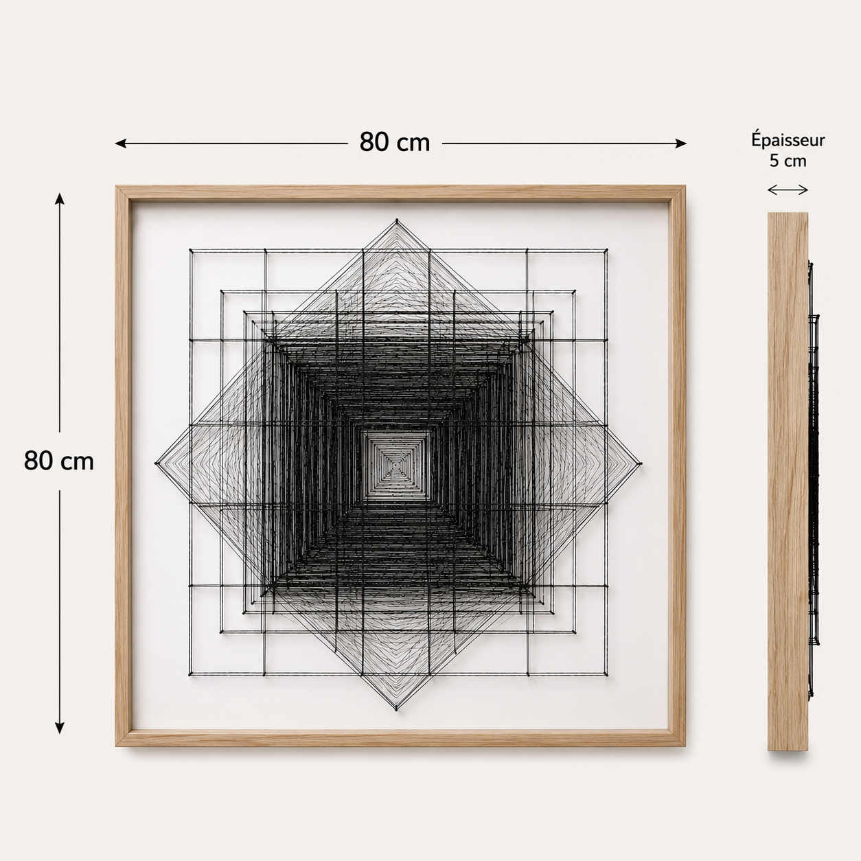 3D Metatron Wall Art 80*80