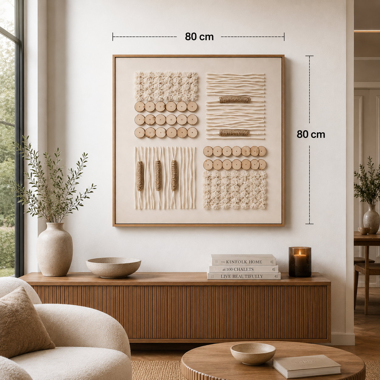 3D Decorative Chalet Picture 80*80