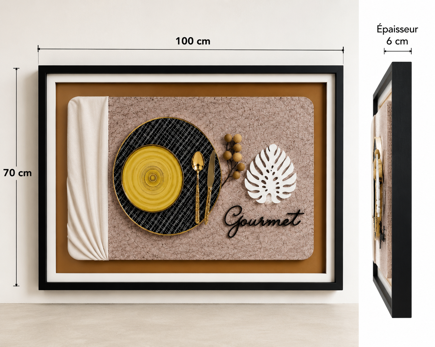 Kitchen Wall Art Place Mat Set