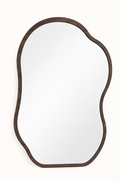 Miroir Nuage Couleur Bois — vue 2, ODECO Boisbriand