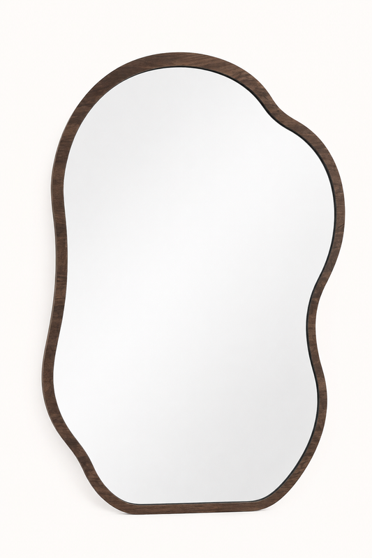 Miroir Nuage Couleur Bois – vue 2 du produit | ODECO