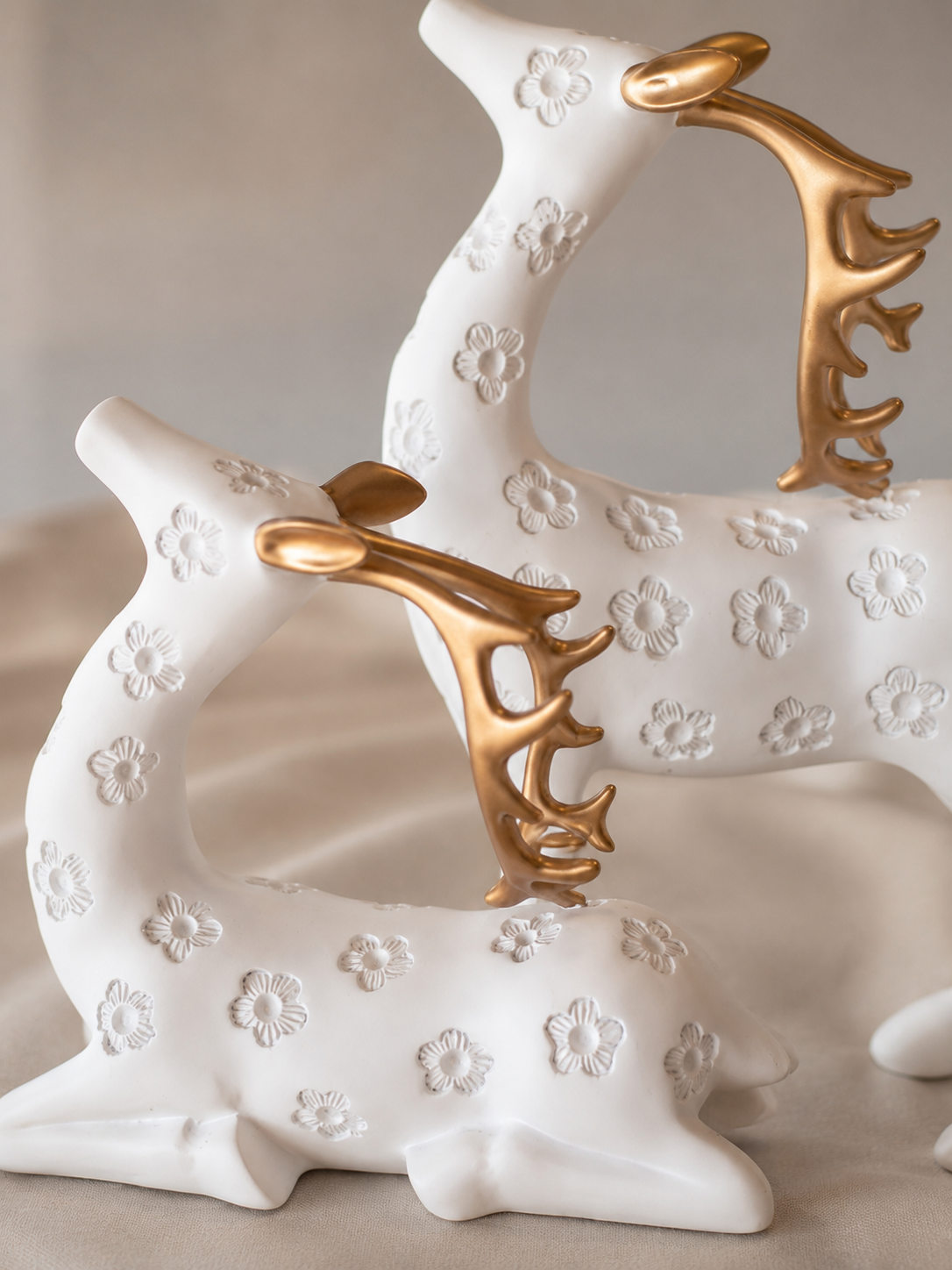 Figurine Duo Cerfs « Gardien de La Forêt » – vue 3 du produit | ODECO