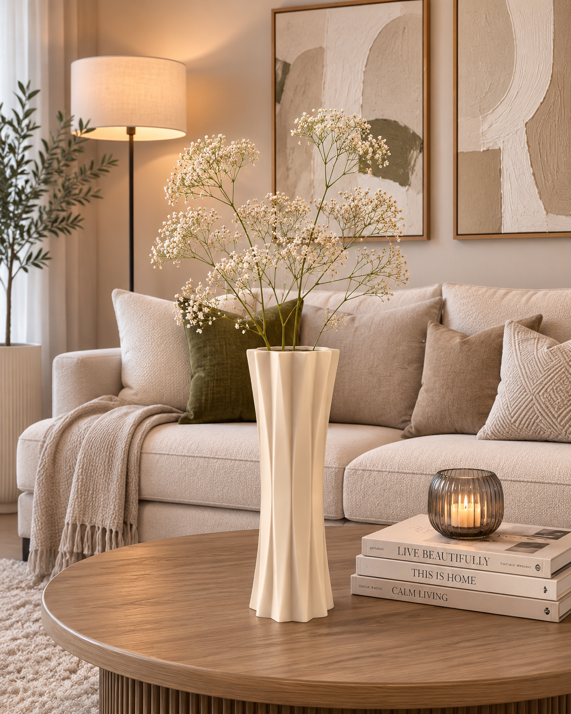 Vase en Céramique « Flûte » – vue commune aux modèles de la collection | ODECO