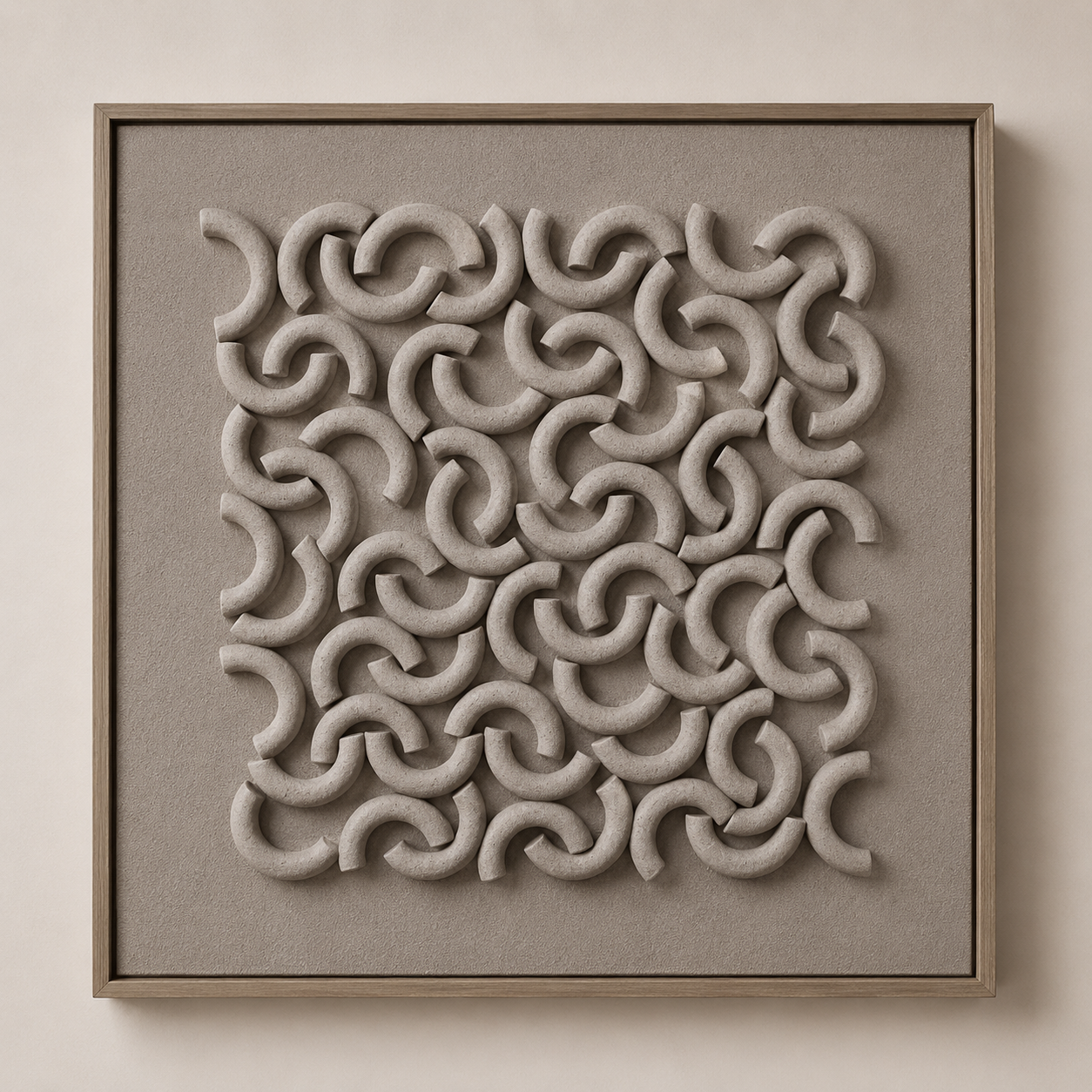 Macaroni 3D Wall Art 40*40