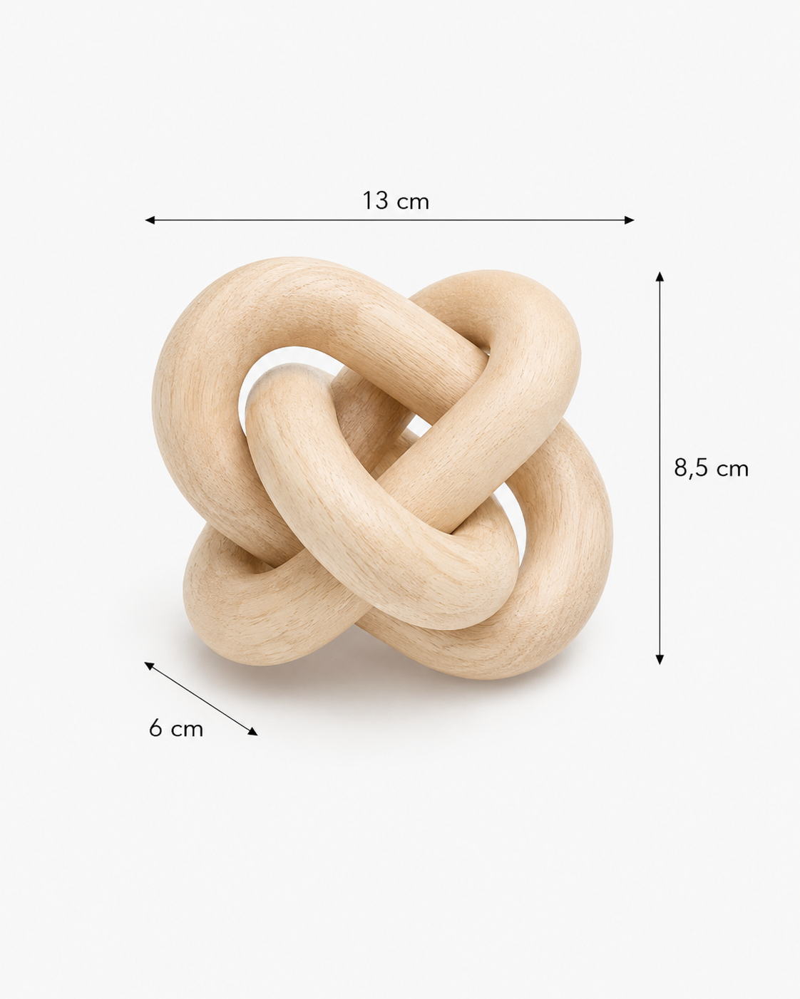 Décoration 3 Maillons Bois (3 Couleurs) – vue 10 du produit | ODECO
