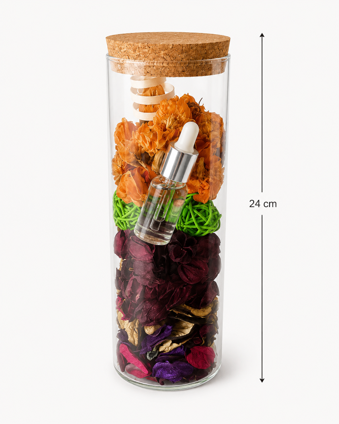 Pot Pourri en Bocale Verre Flûte – vue 10 du produit | ODECO
