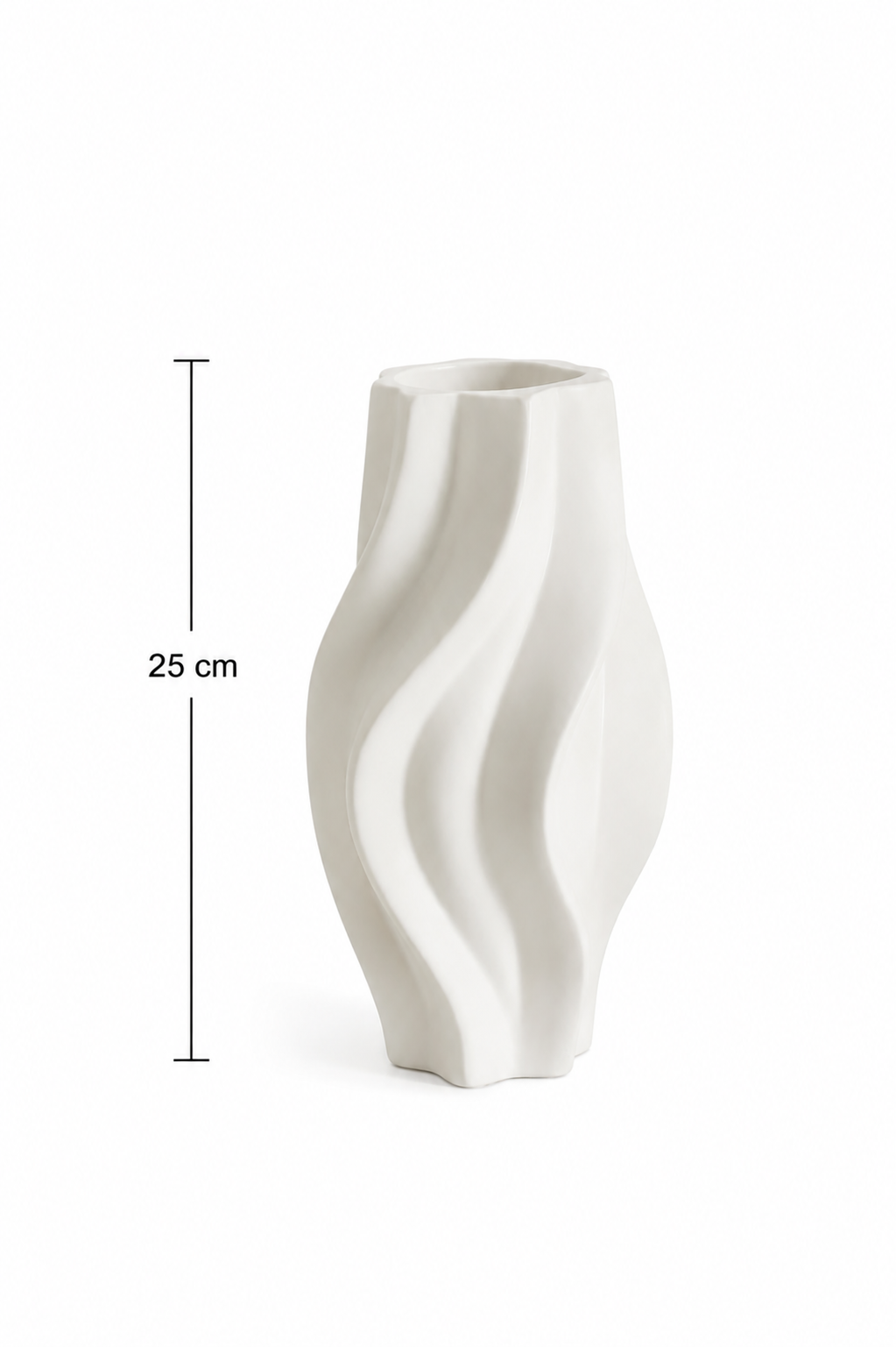 Vase en Céramique « Torsadé » (PM) – vue 8 du produit | ODECO