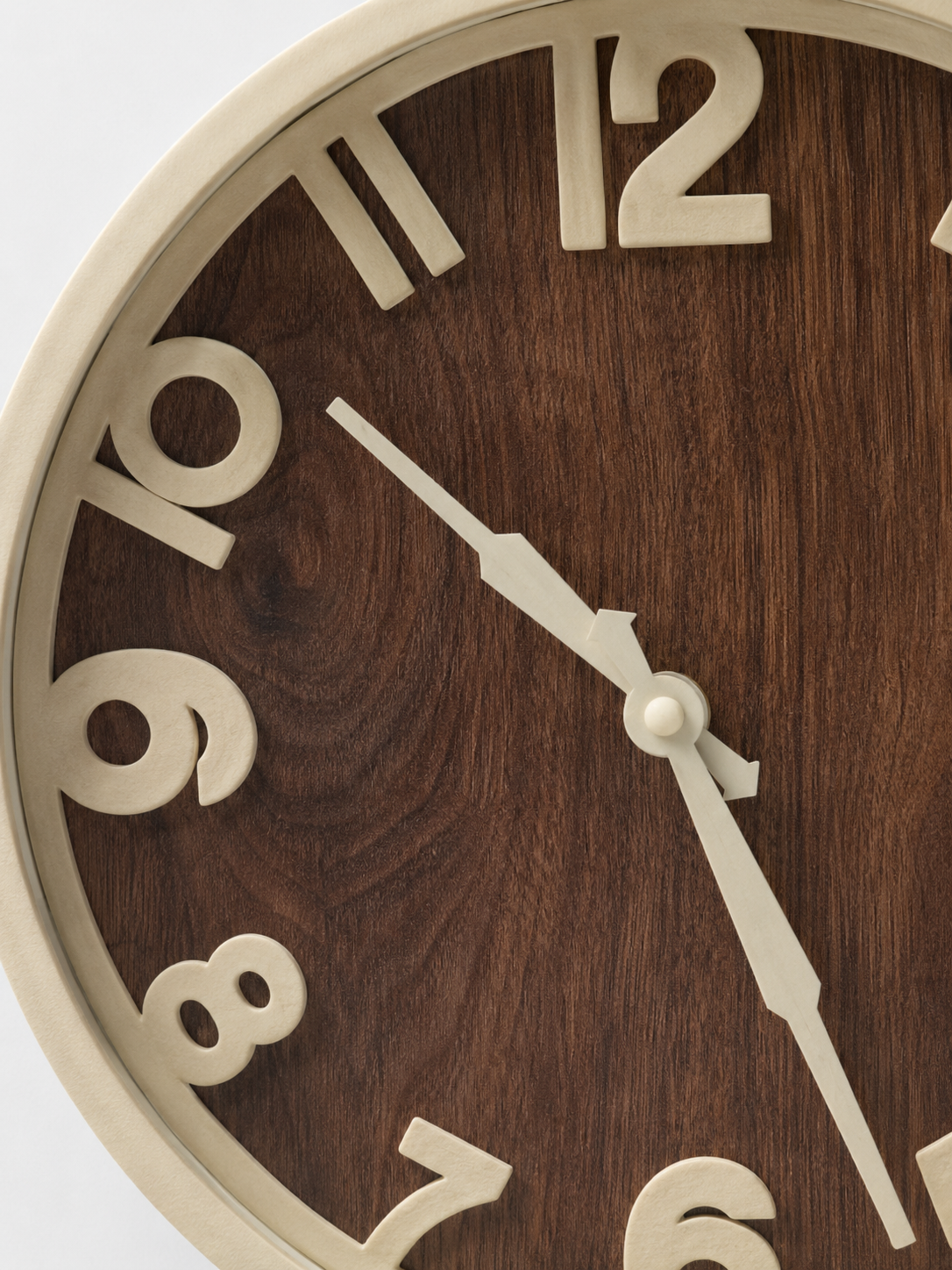 Horloge Murale Effet Bois Naturel – vue 11 du produit | ODECO