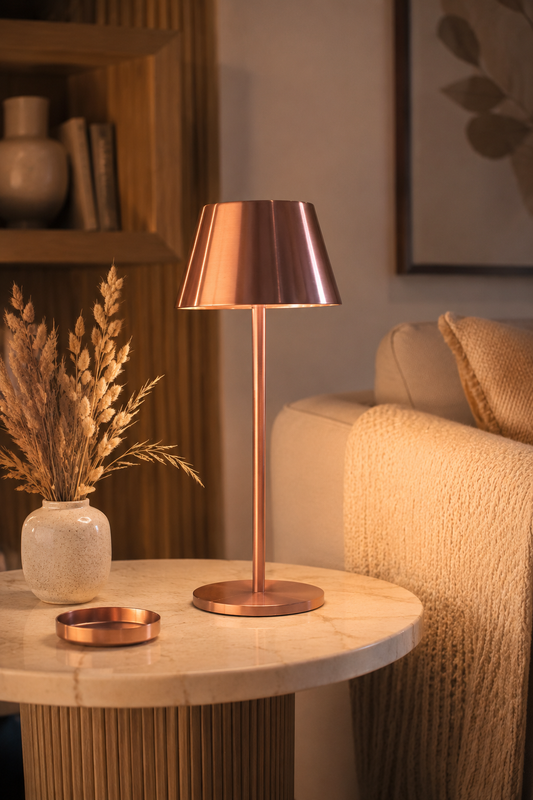 Lampe Rechargeable en métal Elancé Differentes Couleurs – vue 2 du produit | ODECO