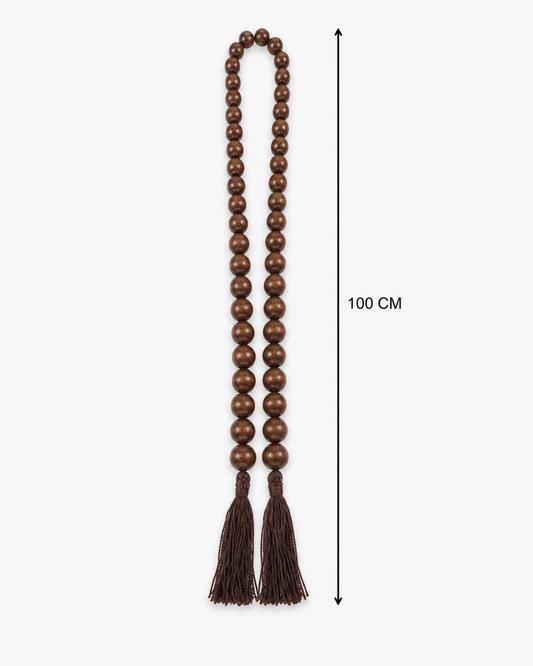 Chapelet en Bois Moyen Model Brun – vue 2 du produit | ODECO