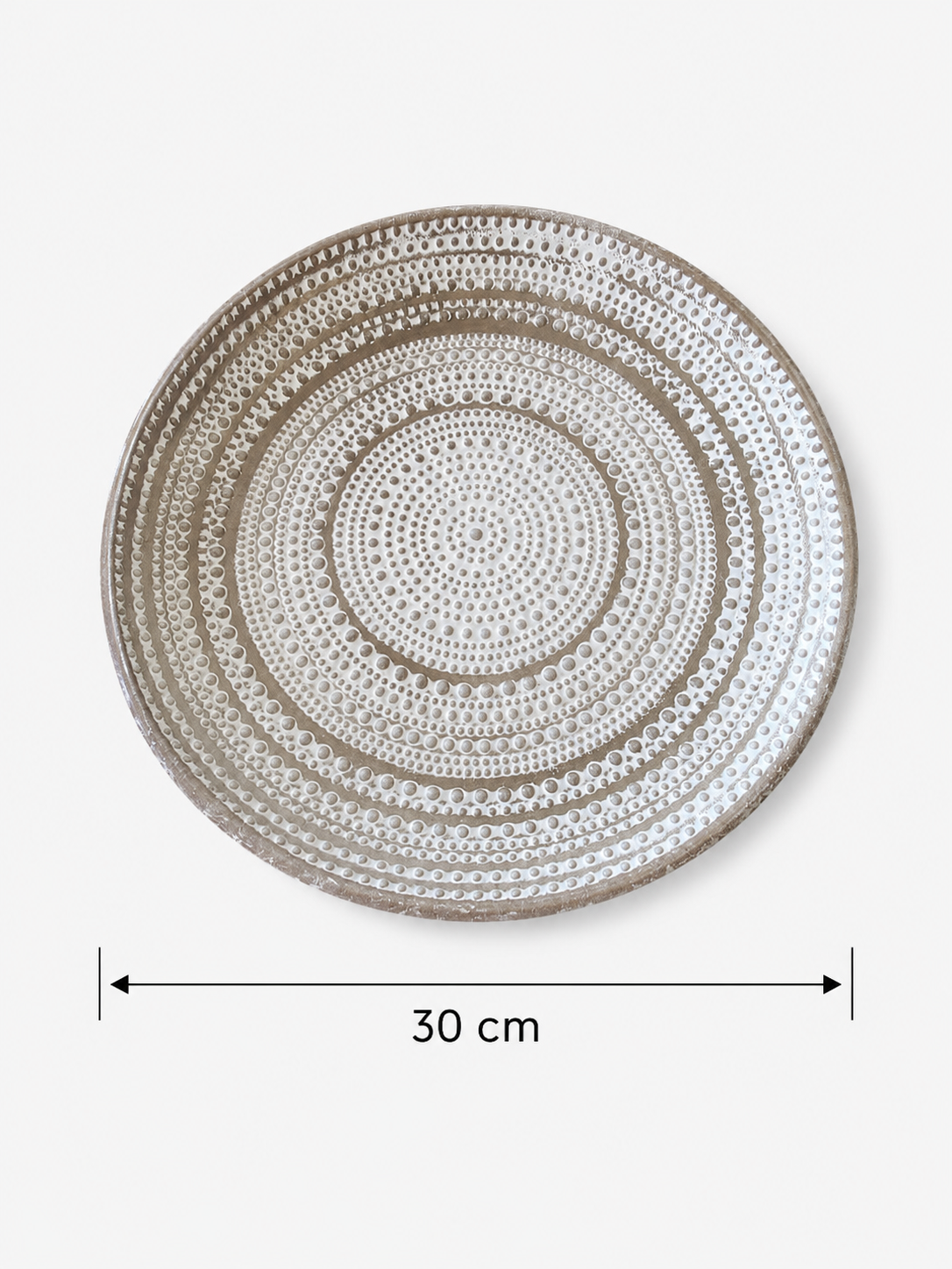 Plateau Décoratif Rond Bois – vue 10 du produit | ODECO