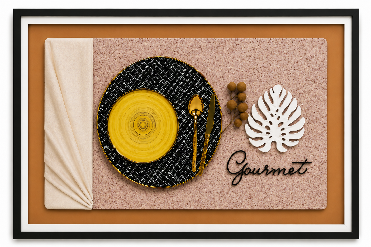 Kitchen Wall Art Place Mat Set