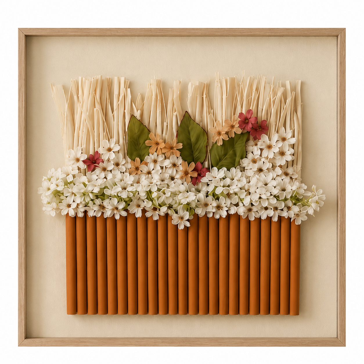 3D Floral Wall Art 60*60