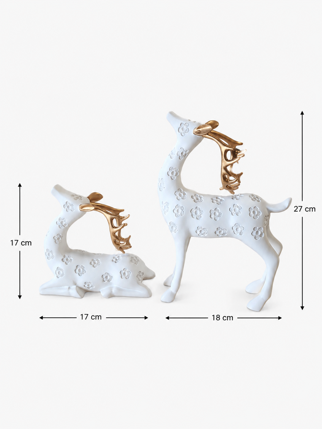 Figurine Duo Cerfs « Gardien de La Forêt » – vue 7 du produit | ODECO