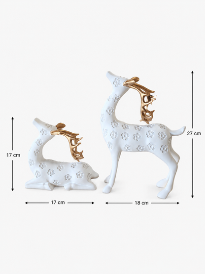 Figurine Duo Cerfs « Gardien de La Forêt » — vue 7, ODECO Boisbriand