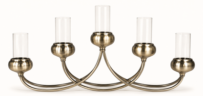 Chandelier en Bronze 5 branches — vue 4, ODECO Boisbriand