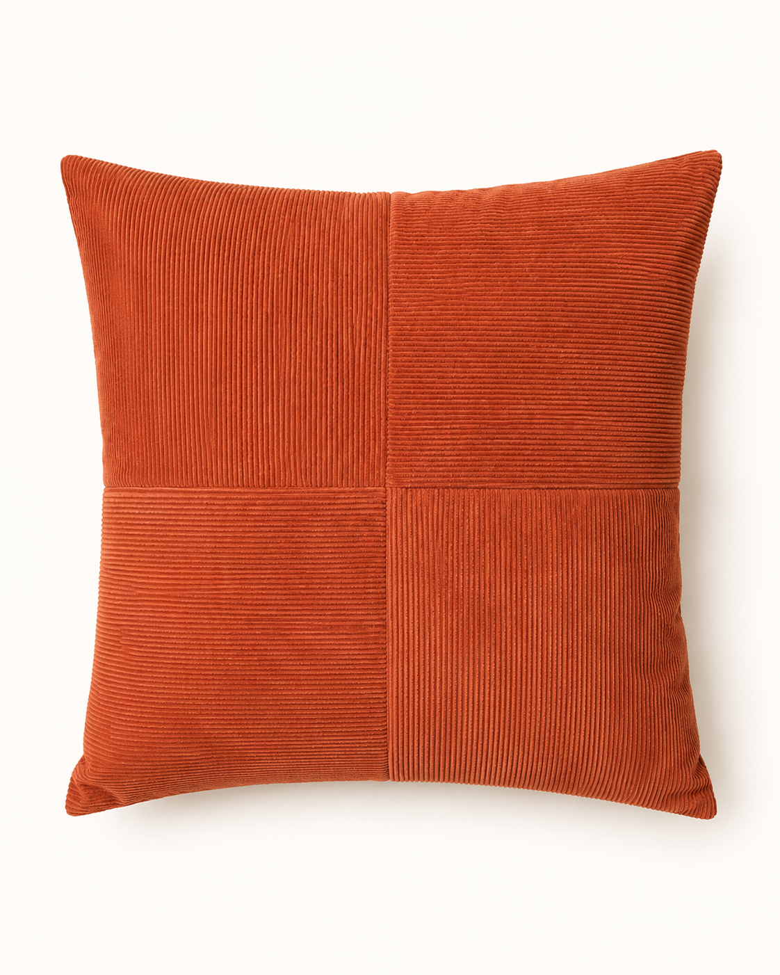 Coussin texturé à motifs quadrillés – 50 × 50 cm – vue 8 du produit | ODECO