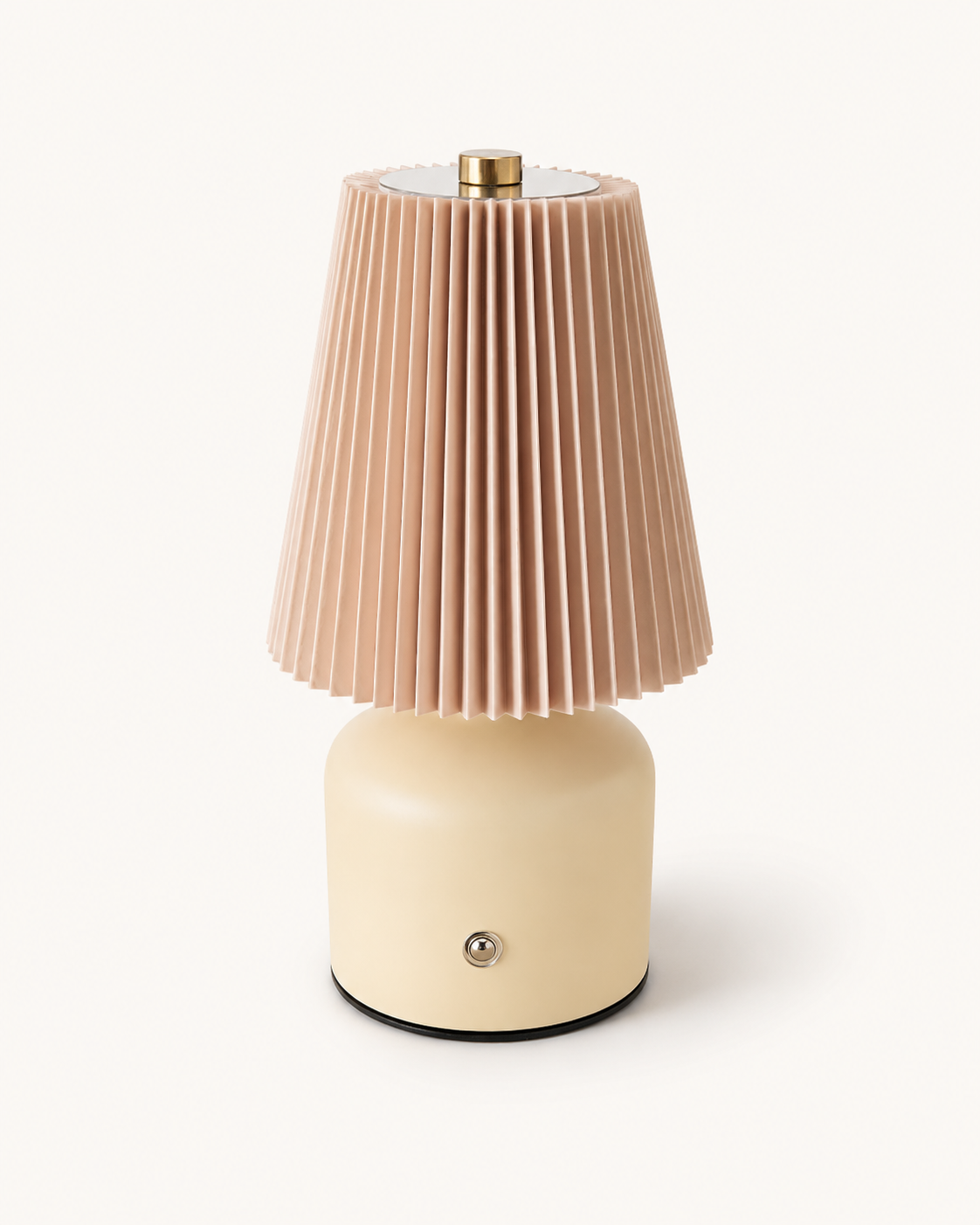Lampe Rechargeable Vintage Noir, blanc, beige, bois – vue 5 du produit | ODECO