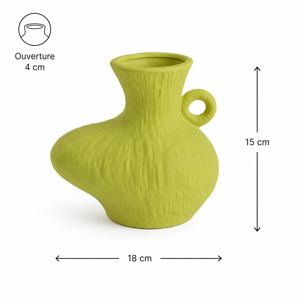 Vase en Terre Cuite « Silhouette » (PM) – vue 9 du produit | ODECO