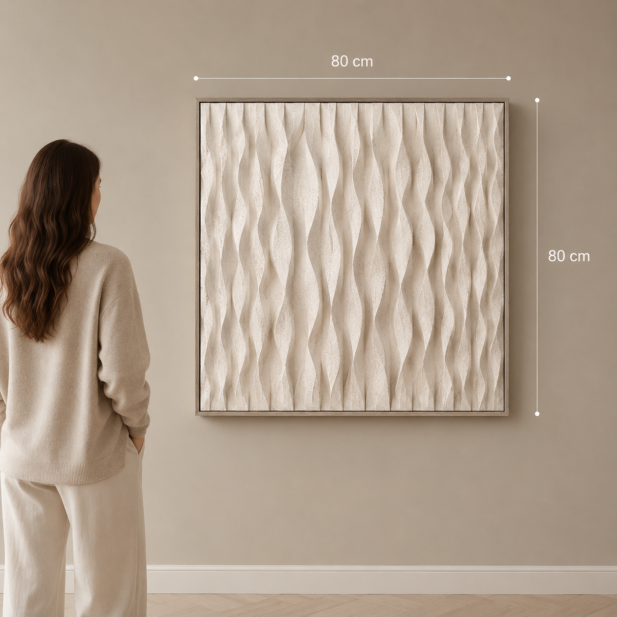 Twisted Relief Painting 80*80