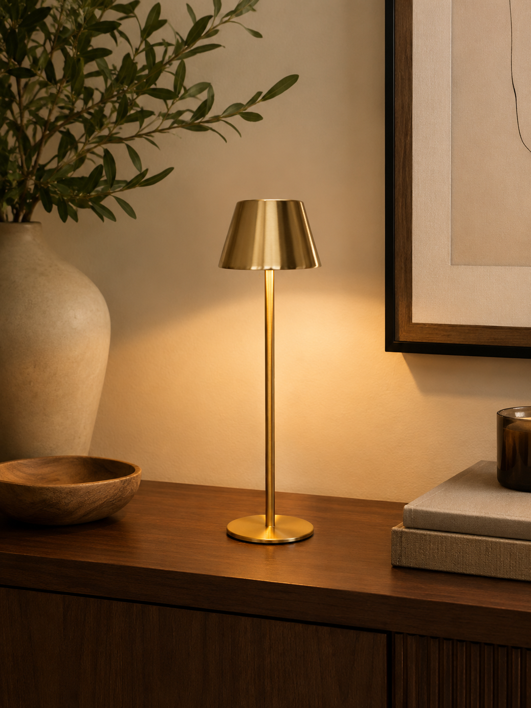 Lampe Rechargeable en métal Elancé Differentes Couleurs – vue 4 du produit | ODECO