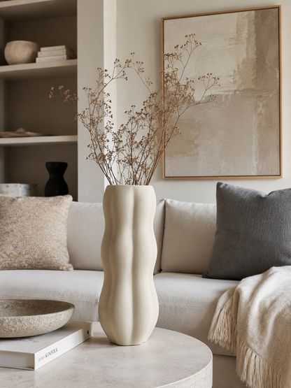 Vase en Céramique Nuage (PM) — vue 3, ODECO Boisbriand