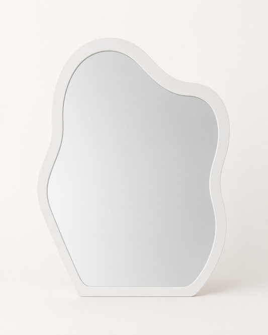 Miroir Nuage Couleur Blanc – vue 2 du produit | ODECO