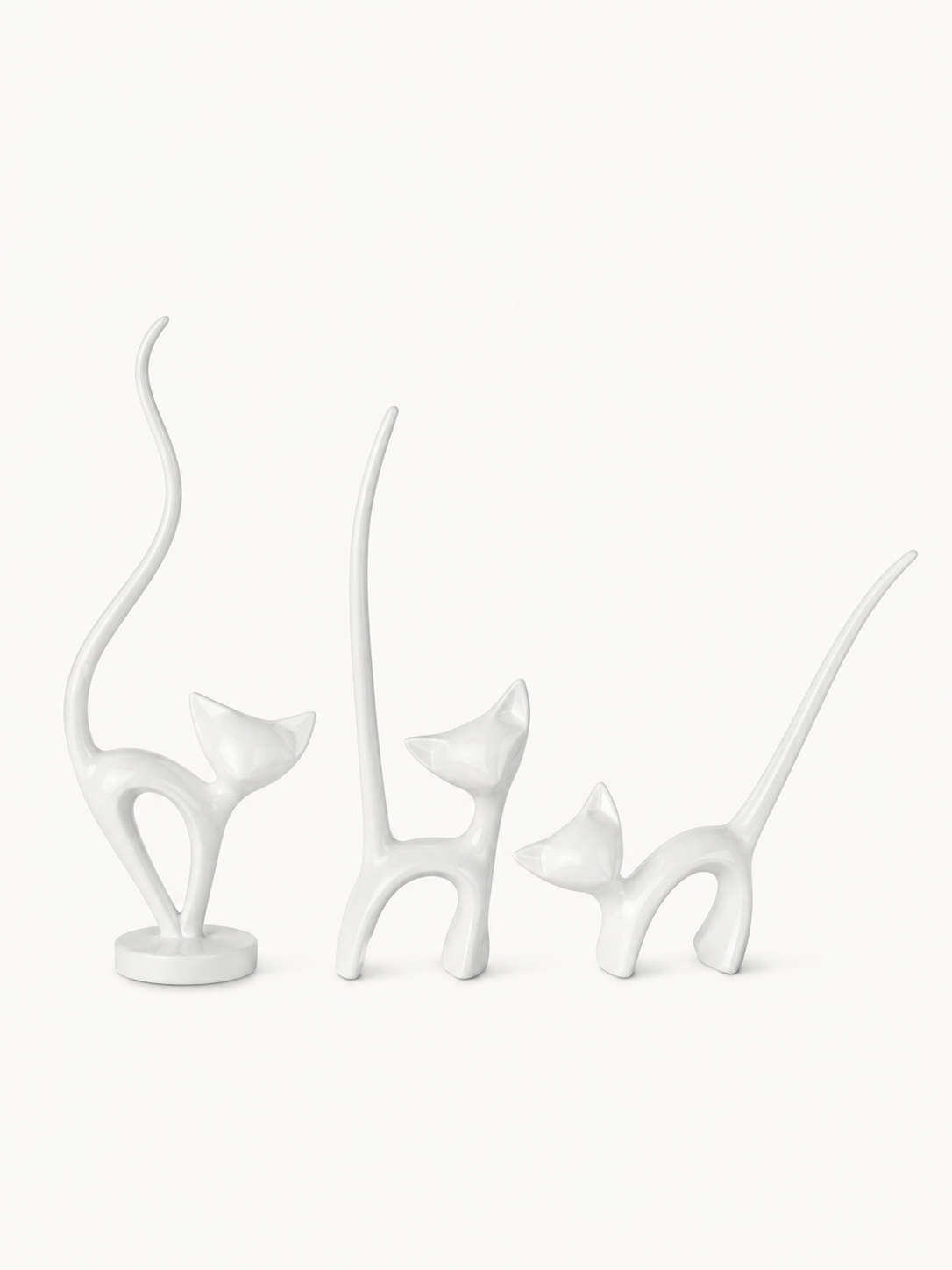 Figurine Trio Chat – vue 5 du produit | ODECO