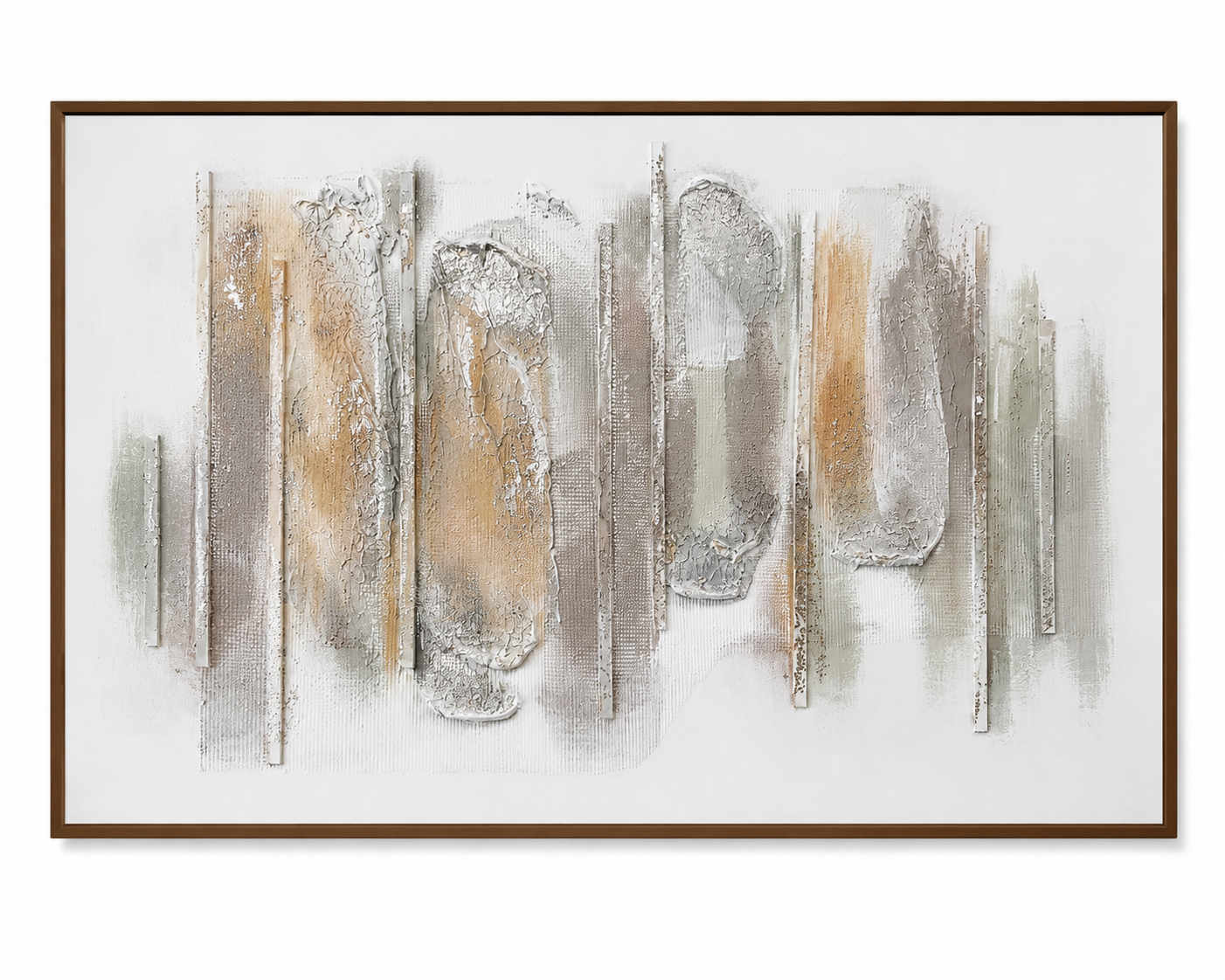 Abstract Multi-color Canvas Painting