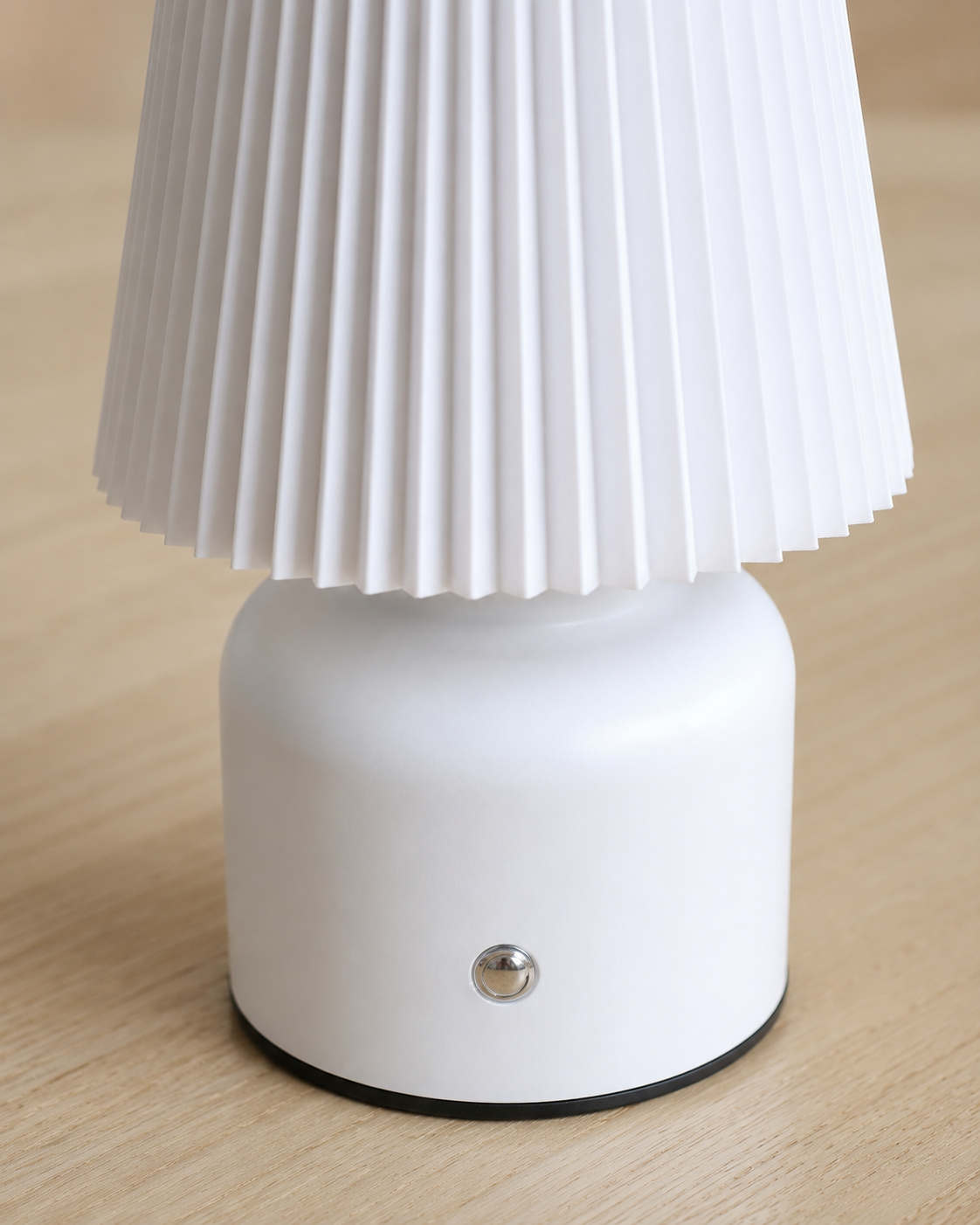 Lampe Rechargeable Vintage Noir, blanc, beige, bois – vue 10 du produit | ODECO