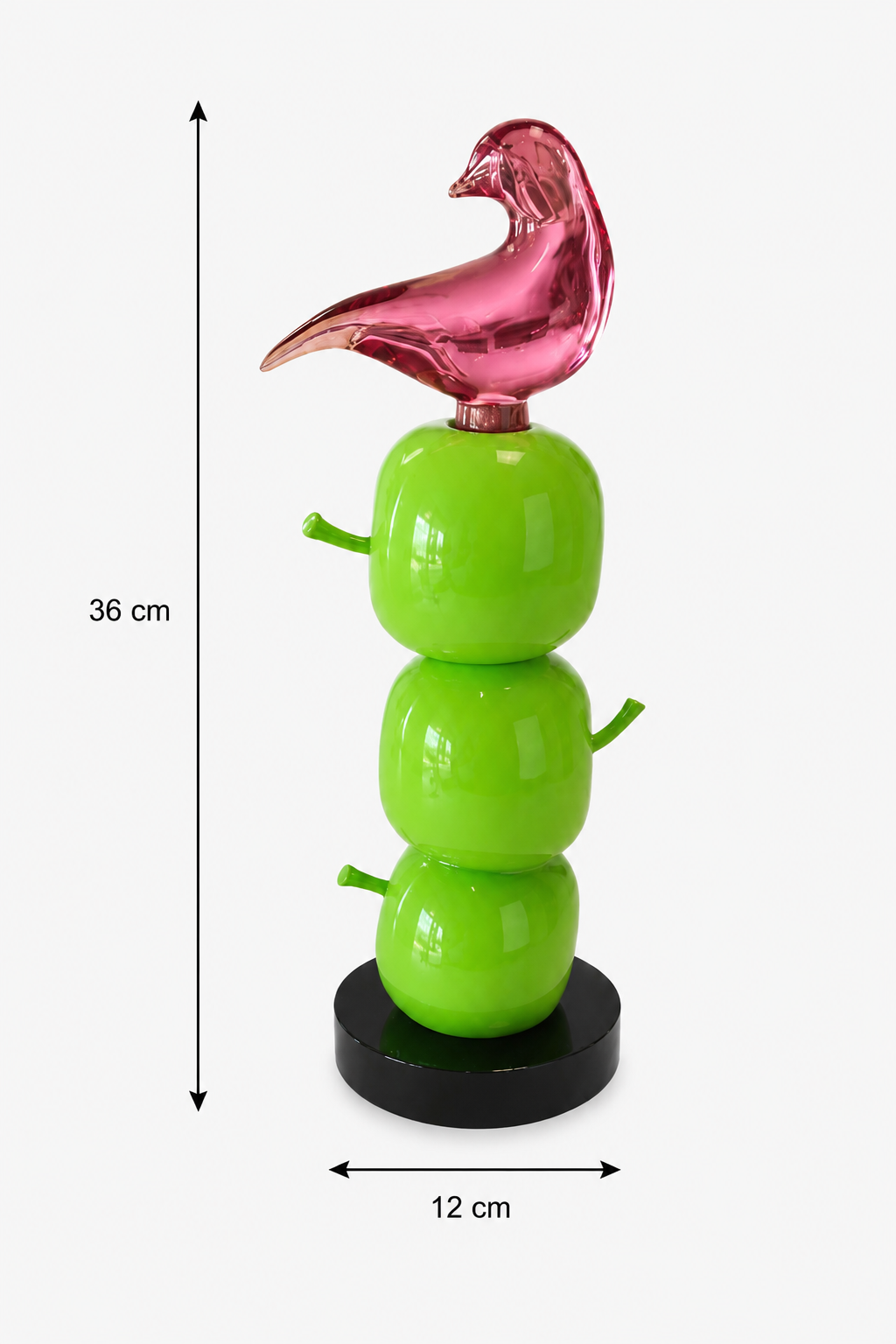 Figurine trio Pomme – vue 6 du produit | ODECO