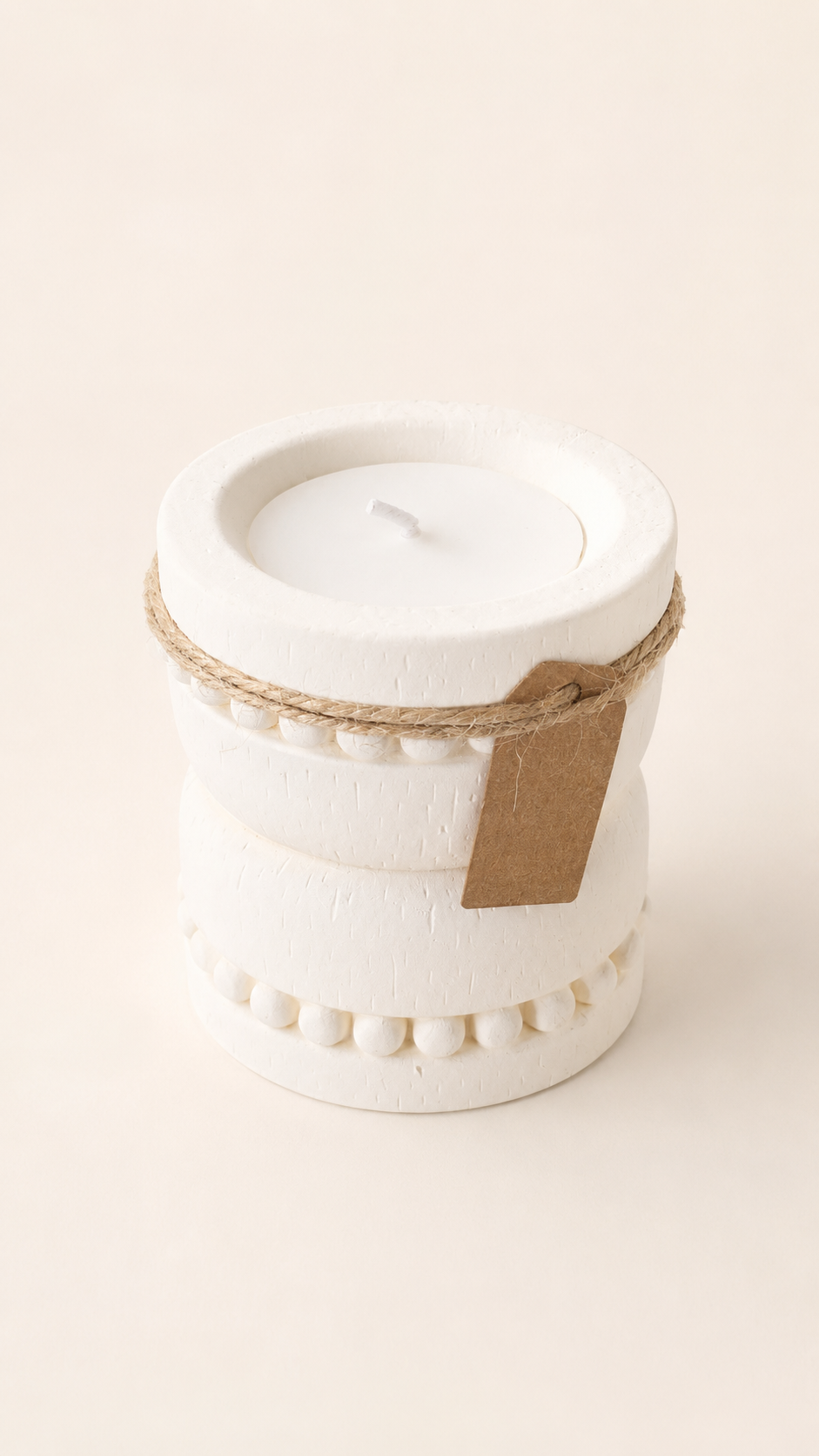 Bougie Texturé pilier