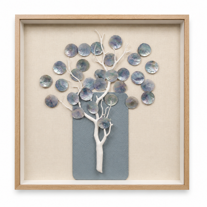 Tableau en relief arbre — 40 × 40 cm — vue 2, ODECO Boisbriand