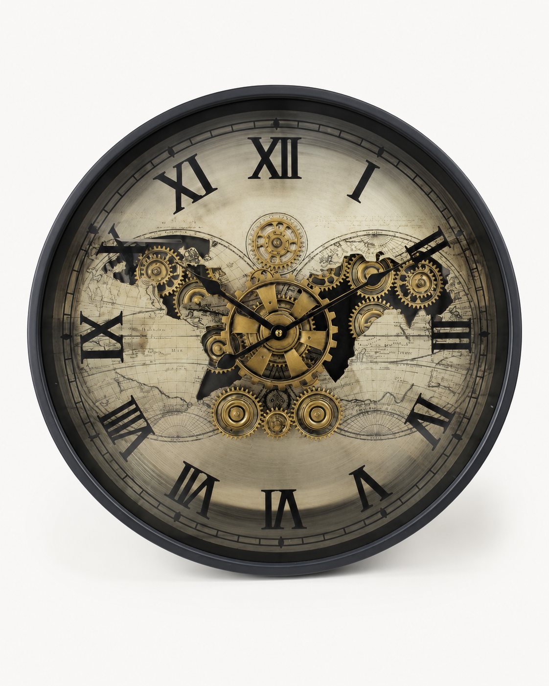 Horloge Vintage Engrenage Bronze MM – vue 2 du produit | ODECO