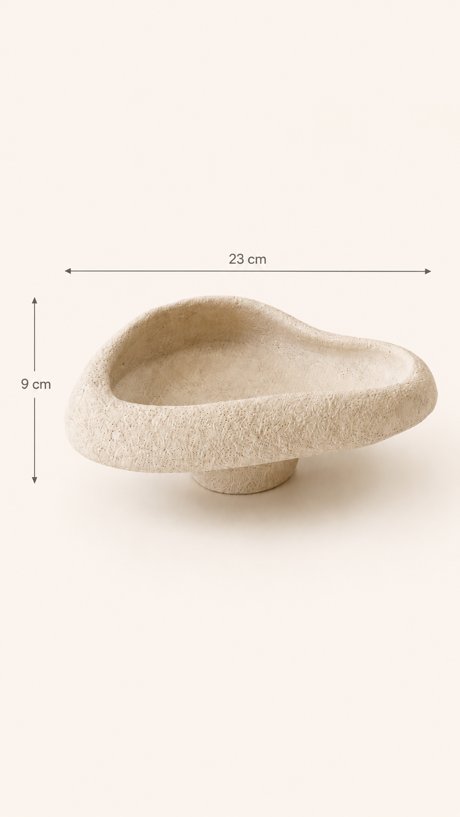 Plateau Décoratif Organique sur Pied – vue 4 du produit | ODECO
