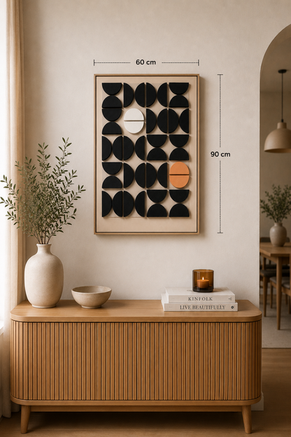 Tableau décoratif forme géométrique — 60 × 90 cm — vue 5, ODECO Boisbriand