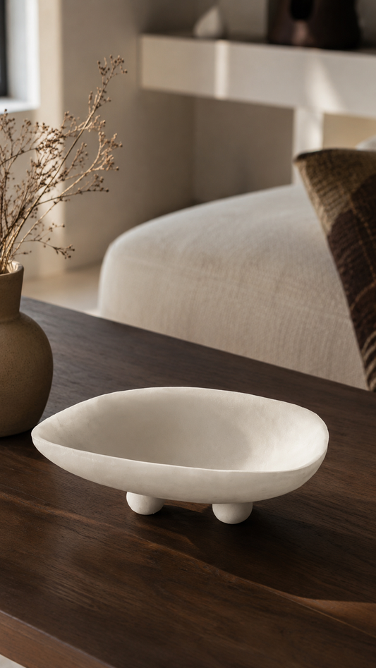 Plateau Décoratif Forme Organique sur Pied – vue principale | ODECO