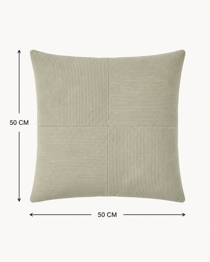 Coussin texturé à motifs quadrillés – 50 × 50 cm — vue 13, ODECO Boisbriand