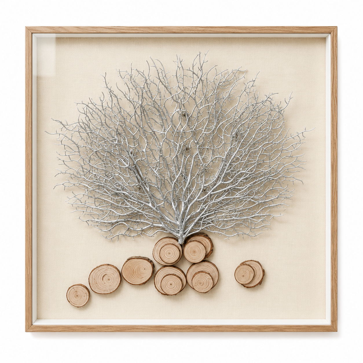 Silver Tree of Life Painting 60*60