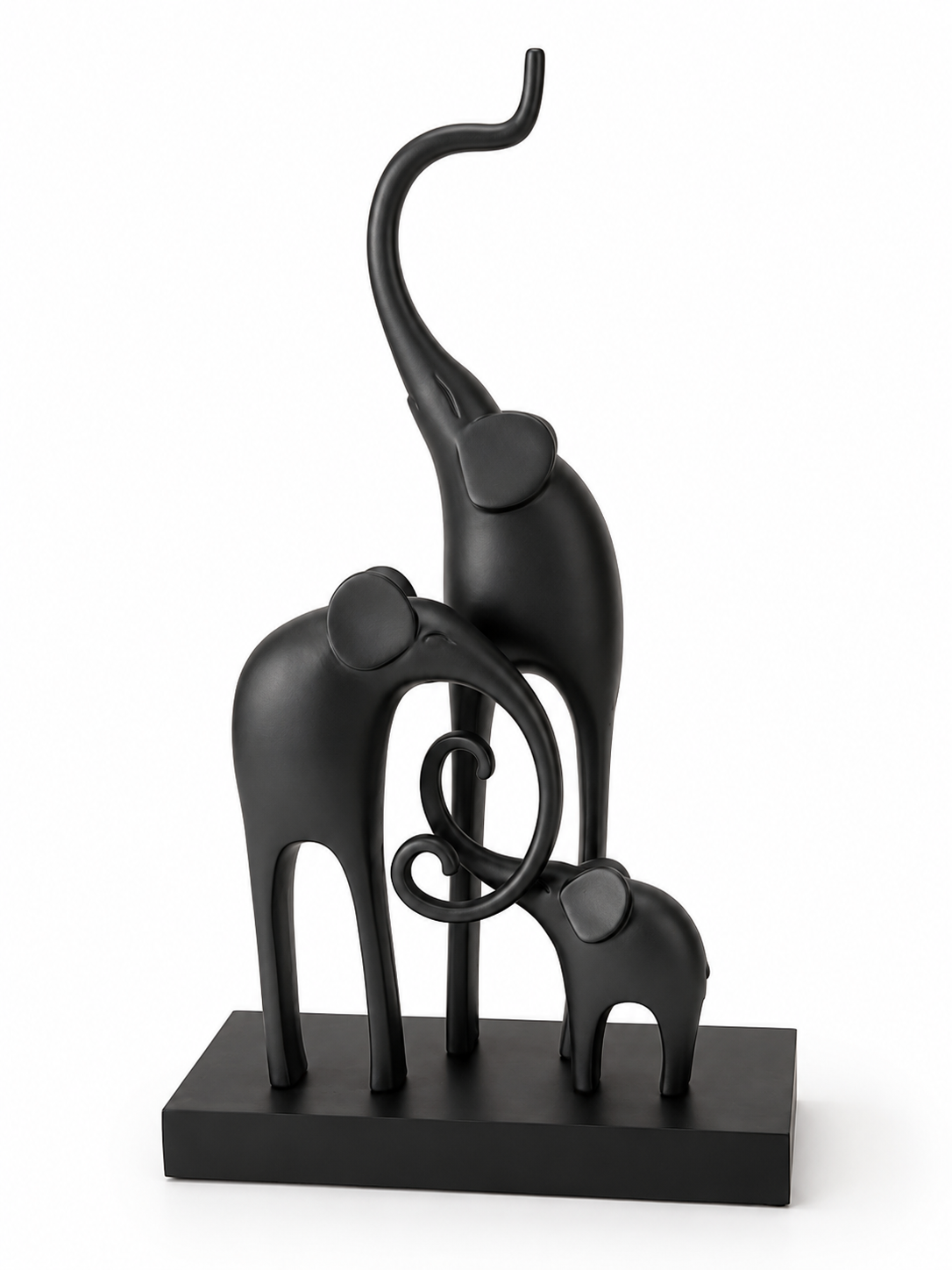 Figurine Trio éléphant – vue 4 du produit | ODECO